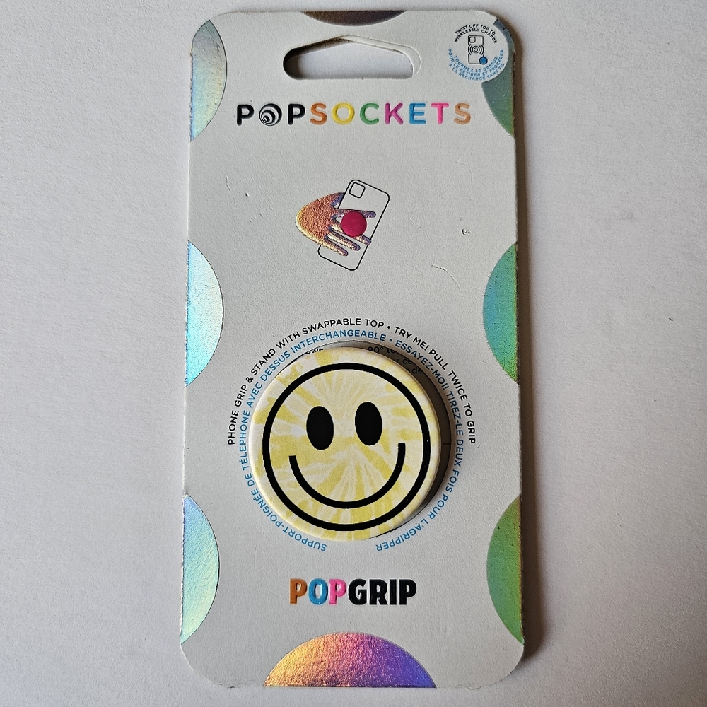 Popsocket - Tie-Dye Smiley